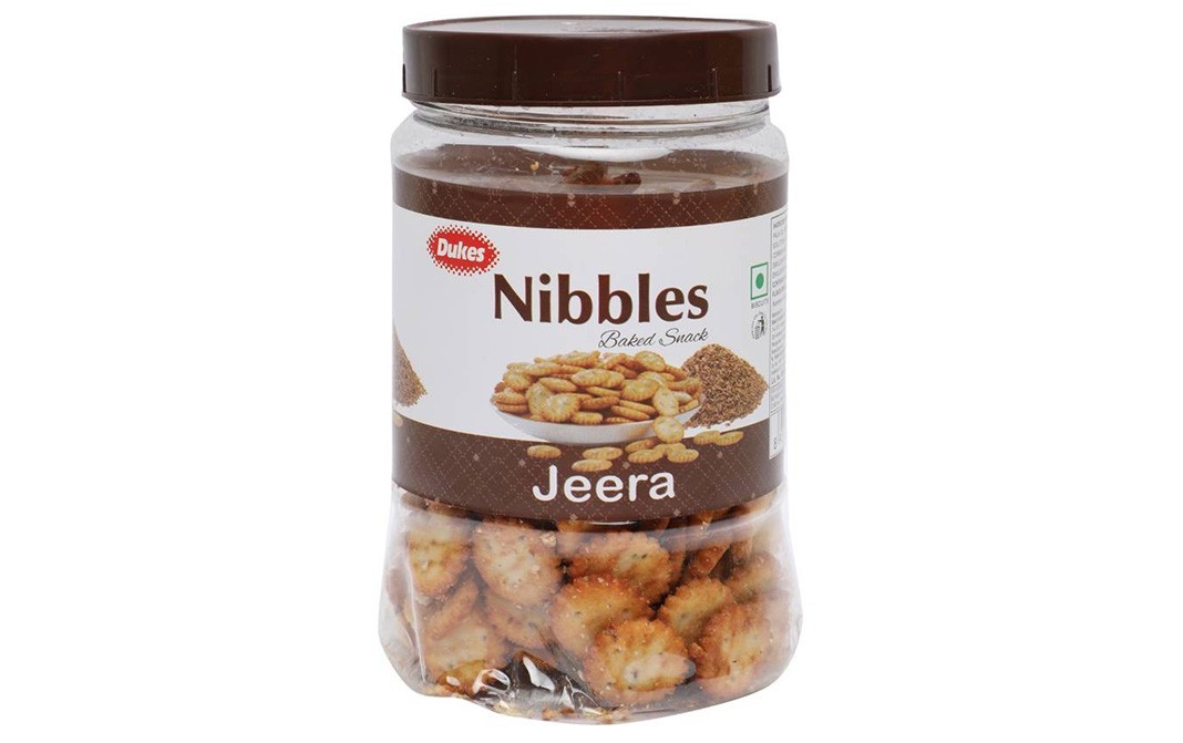 Dukes Nibbles Jeera Baked Snacks   Jar  150 grams